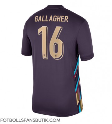 England Conor Gallagher #16 Replika Bortatröja EM 2024 Kortärmad